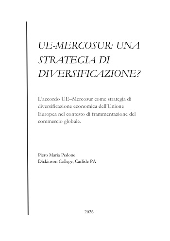 UE-Mercosur è davvero una strategia di diversificazione?